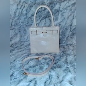 Furla Pail PinkTote with Minimalist Design and Crossbody Strap